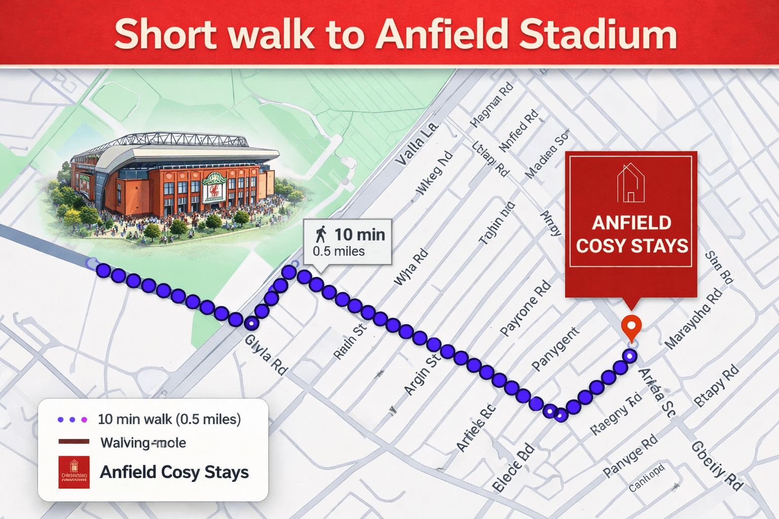 Anfield Cosy Stays | Close to Stadium | Sleeps 143
